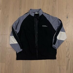 Like New Black and Gray Oversized Jacket